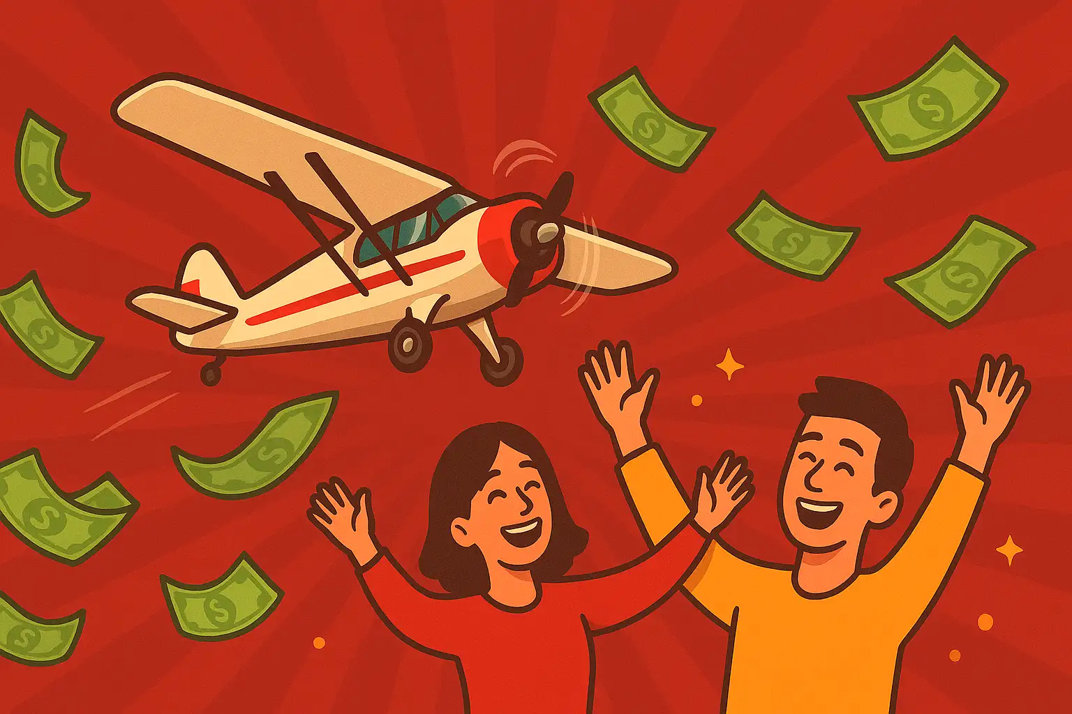 Jackpot potential in Aviator game